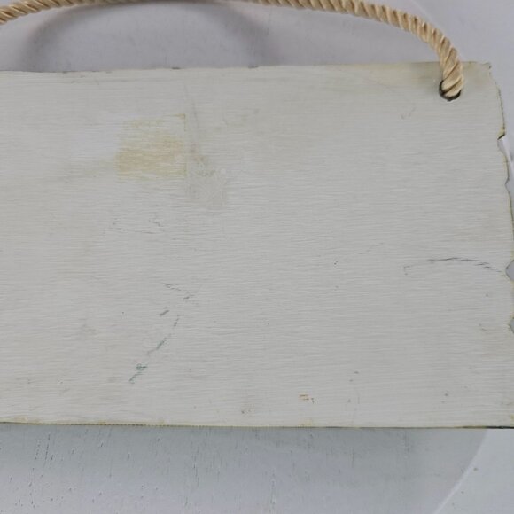 Rainbow Trout Hanging Wall Plaque 3D Fish Design Rustic Wood Look Rope Hanger - Picture 8 of 8